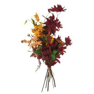 Artificial Mixed Floral Bouquet With Sunflowers Protea Lily & Daisies 20-25 Inch